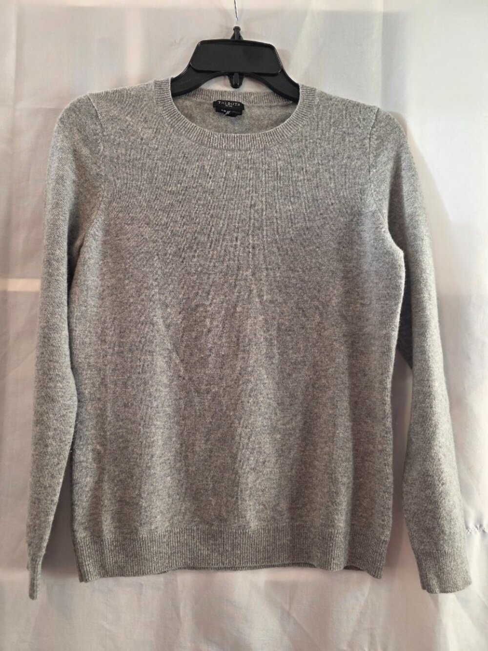 Talbots Grey Cashmere Sweater, Size Small